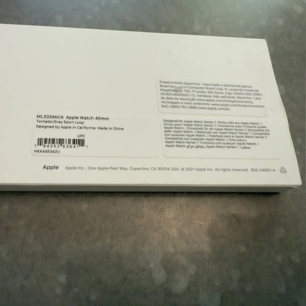Apple Watch Sport Loop Band - Midnight Green/Black - 45mm